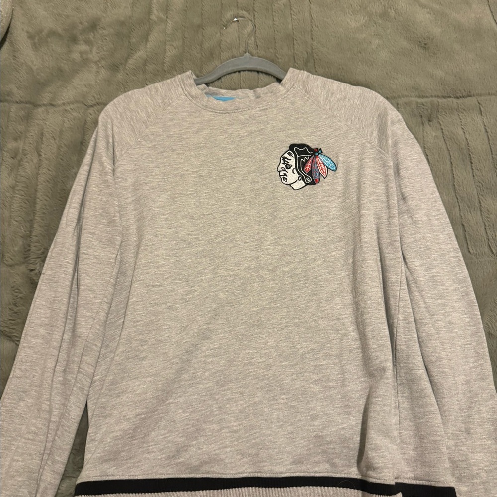 Chicago Blackhawk Patchwork Crew Neck - image 2